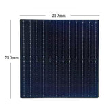 M21018BTP50 Monocrystalline Bifacial TOPCon/PERC Solar Cell